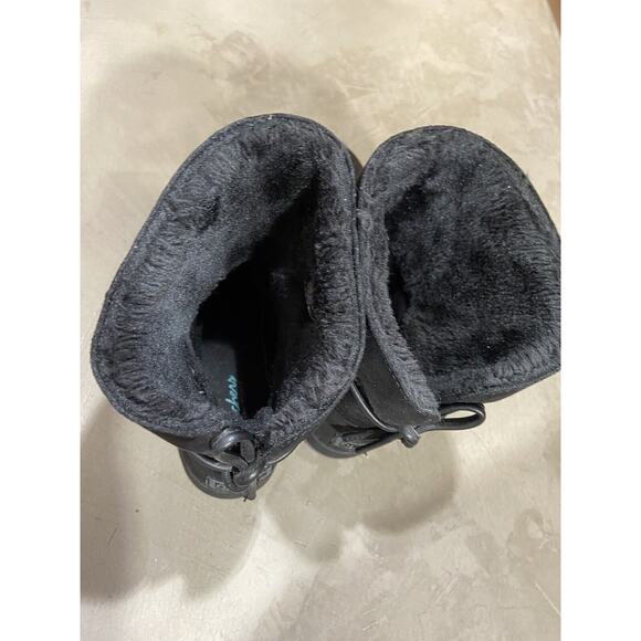 Skechers Keepsakes Black Synthetic Winter Boots Womens Size 8 EUR 38 - Picture 4 of 7